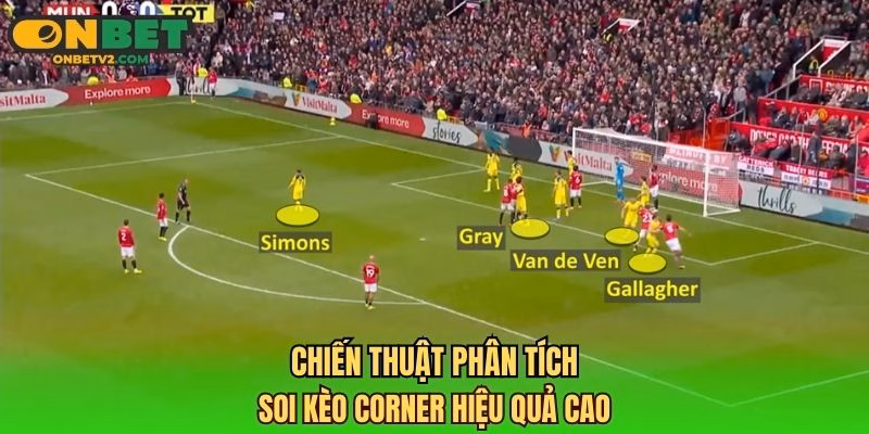 Chiến thuật phân tích soi kèo corner hiệu quả cao